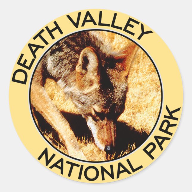 Death Valley National Park Runder Aufkleber (Vorderseite)