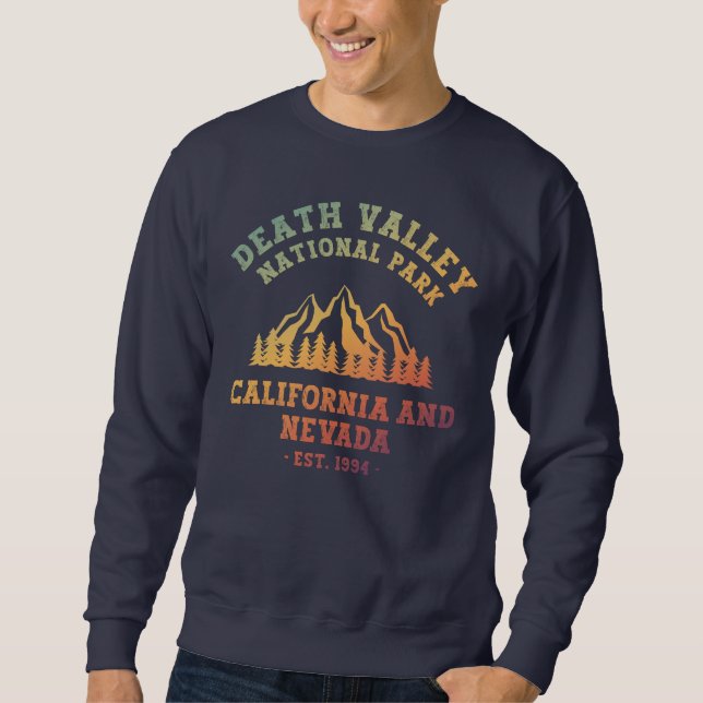 Death Valley National Park USA Gradient Sweatshirt (Vorderseite)