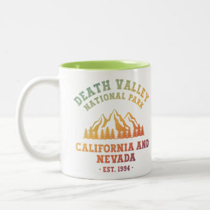 Death Valley National Park USA Gradient Zweifarbige Tasse