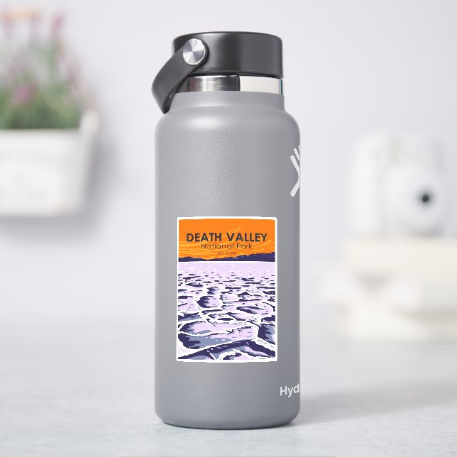 Death Valley National Park Vintag Aufkleber (HydroFlask)
