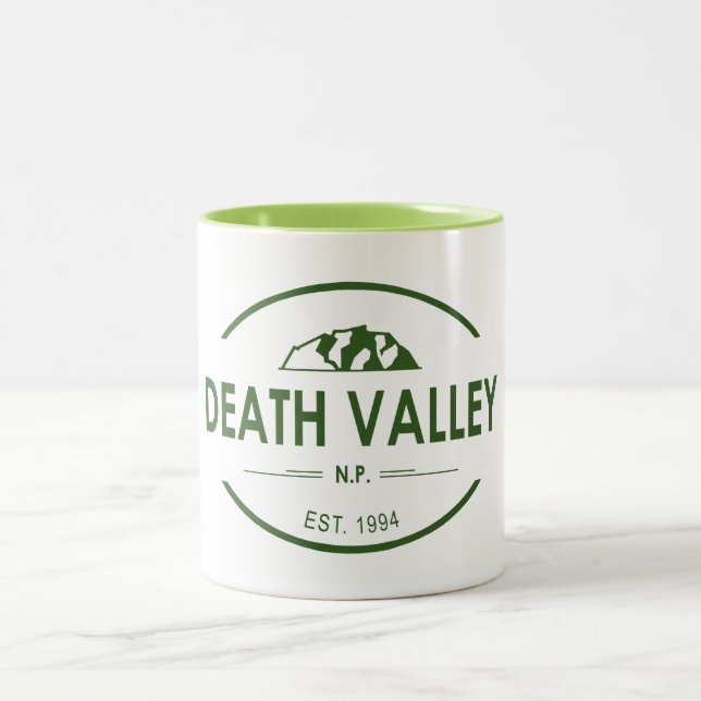 Death Valley National Park Zweifarbige Tasse (Mittel)