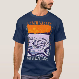 Death Valley Nationalpark Badwater-Becken Vintag  T-Shirt