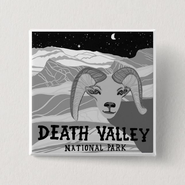Death Valley Nationalpark California Button (Vorderseite)