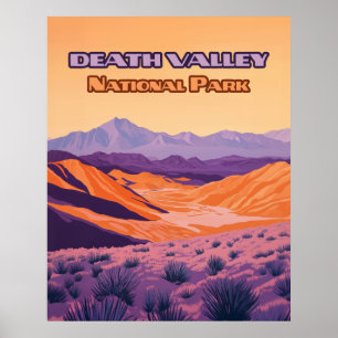 Death Valley Nationalpark California Nevada Poster