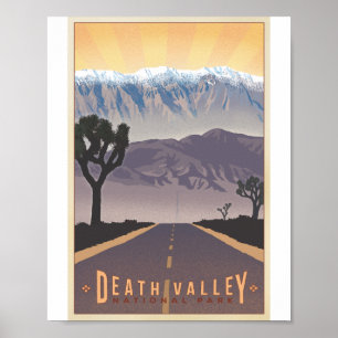 Death Valley Nationalpark Litho-Kunstposter Poster