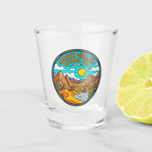 Death Valley Nationalpark USA Schnapsglas (Vorderseite)