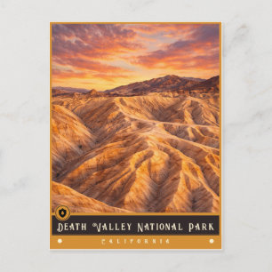 Death Valley Nationalpark Vintage Postkarte
