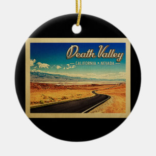 Death Valley Nationalpark Vintage Reise Keramik Ornament