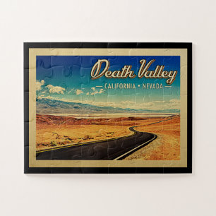 Death Valley Nationalpark Vintage Reise Puzzle