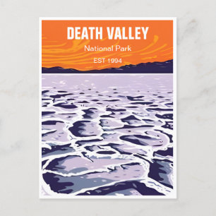 Death Valley Nationalpark Vintages Retro Postkarte