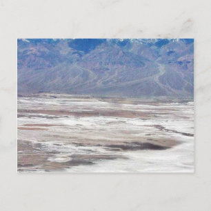 Death Valley Salt Wüstengebirge Dante S View Sn Postkarte