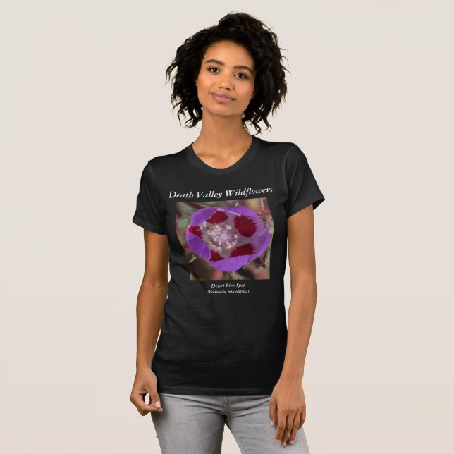 Death- ValleyWildblumen-T - Shirt-Wüste T-Shirt (Vorne ganz)