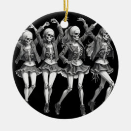 Death Women Dance Keramik Ornament