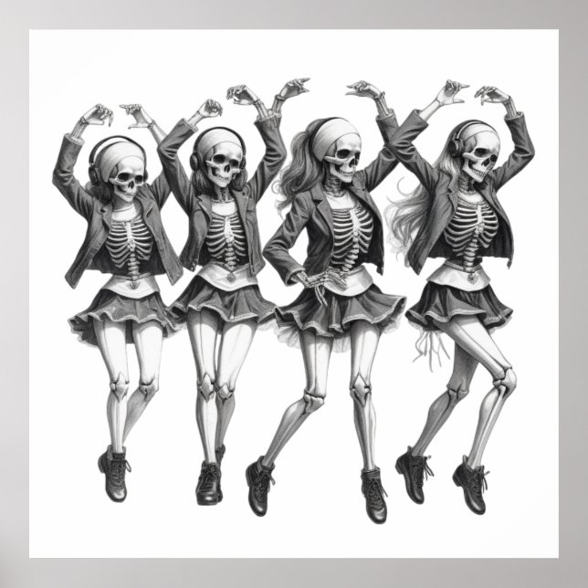 Death Women Dance Poster (Vorne)