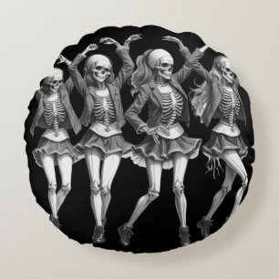 Death Women Dance Rundes Kissen