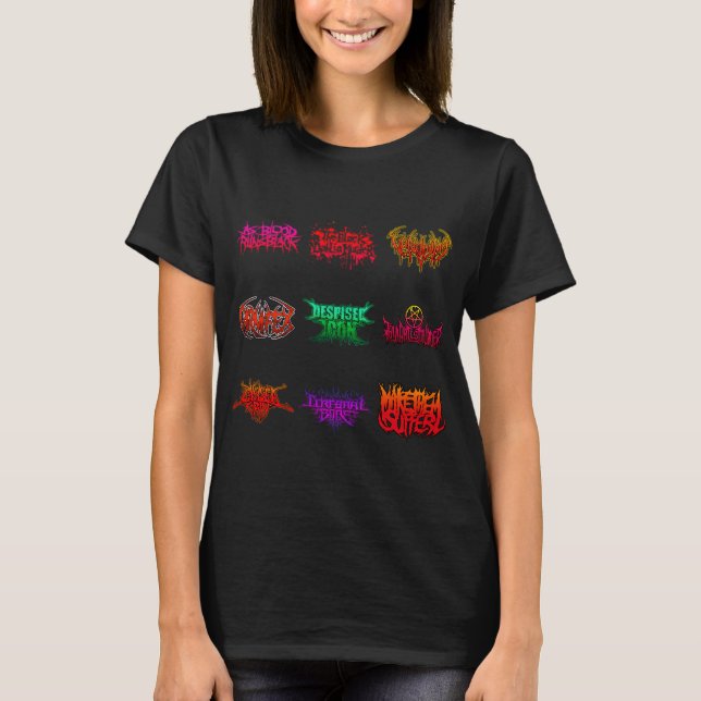 Deathcore-Bands T-Shirt (Vorderseite)