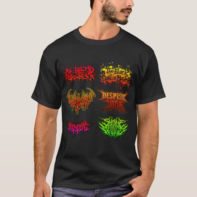 Deathcore-Bands T-Shirt (Vorderseite)