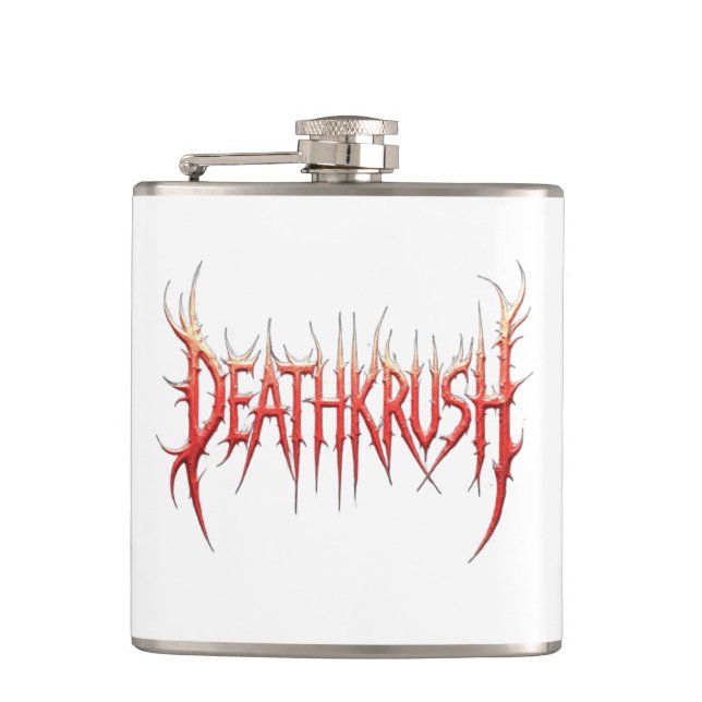 Deathkrush - Hip flask Flachmann (Vorderseite)