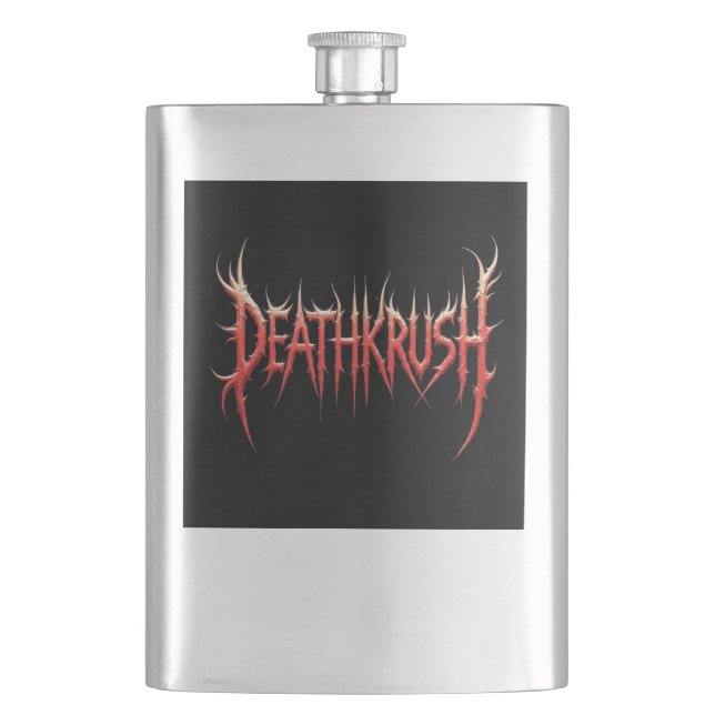 Deathkrush - Hip-flask large Flachmann (Vorderseite)