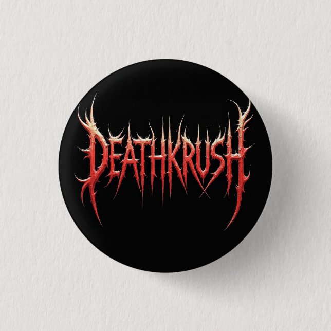 Deathkrush - Pin button (Vorderseite)