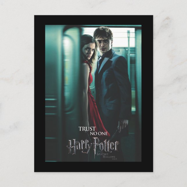 Deathly Hallows - Harry und Hermione Postkarte (Vorderseite)