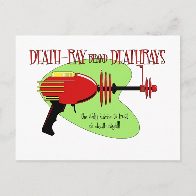 deathray Marke deathrays Postkarte (Vorderseite)