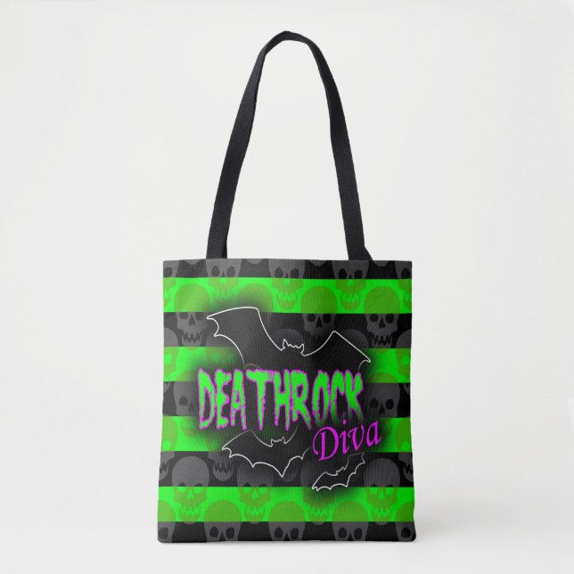 Deathrock Diva Tote Bag (Vorderseite)