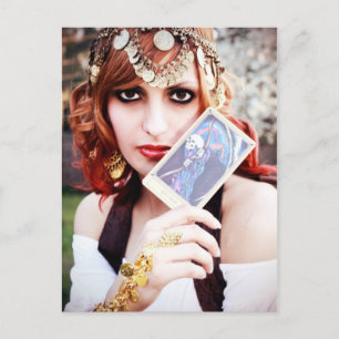 Death's Lover Poetry Postcard Postkarte