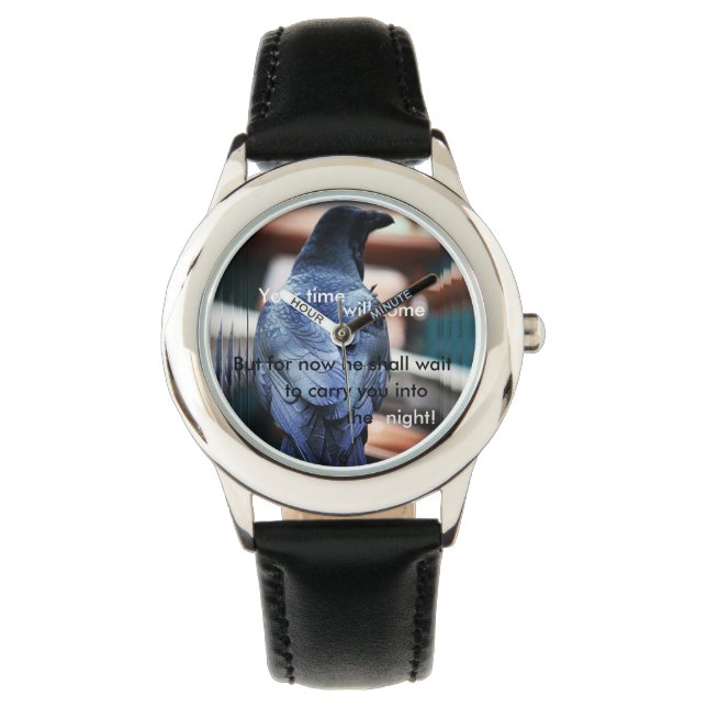 Deaths Raven Armbanduhr (Vorderseite)