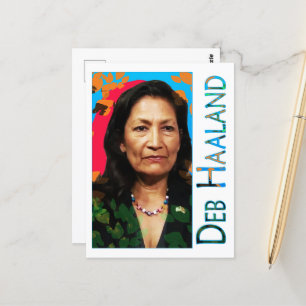 Deb Haaland Postcard Postkarte