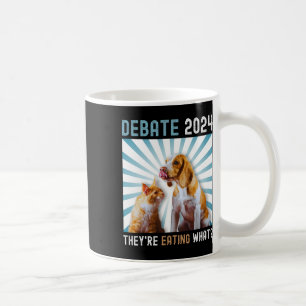 Debate 2024 Haustiere Katze Sie essen W Kaffeetasse