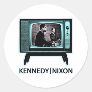 Debatte 1960 Kennedys Nixon Runder Aufkleber