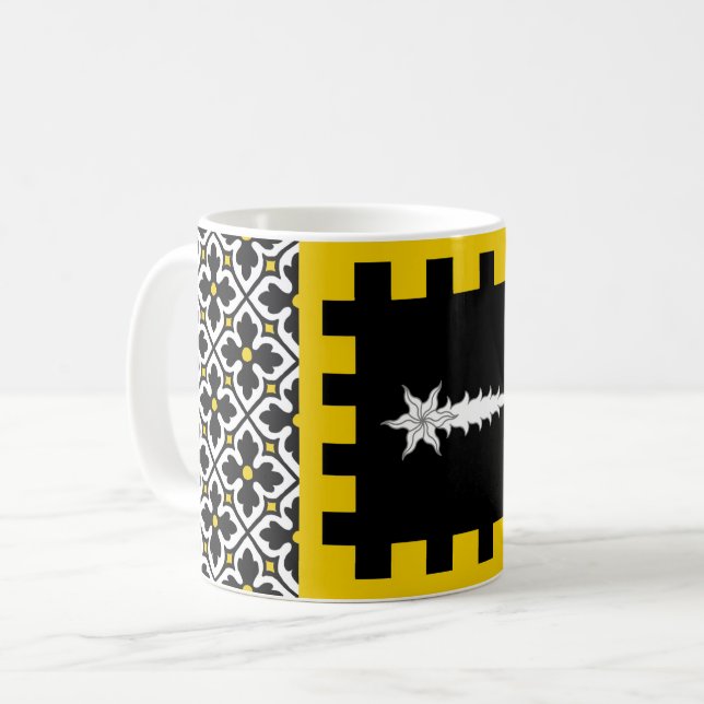 Debattierbare Länder Populace-Abzeichen Kaffeetasse (Vorderseite Links)