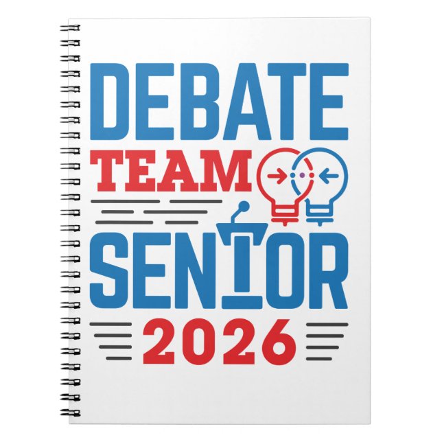 Debattierteam Senior 2026 Notizblock (Vorderseite)
