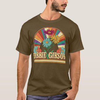 Debbie-Blume Name Gibson Personalisiert Gifts Rett T-Shirt