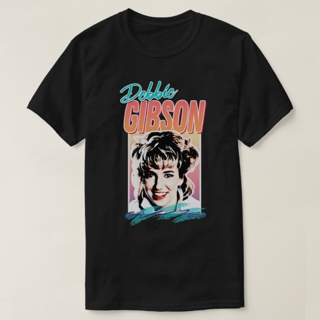Debbie Gibson 2 80s Styled Aesthetic Design  Class T-Shirt (Design vorne)