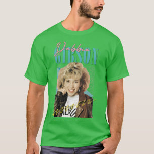 Debbie Gibson 80er Jahre gestaltetes ästhetisches T-Shirt