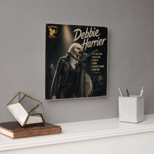 Debbie Harrier Album: eine Parodie Quadratische Wanduhr