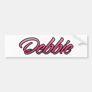 Debbie verblasst pink Aufkleber Sticker Autoaufkleber