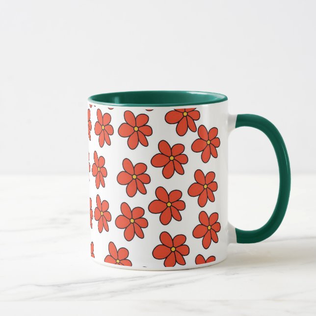 Debbies Blumen-Tasse Tasse (Rechts)