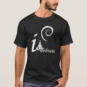 Debian Liebe - cooles Eis-Thema T-Shirt