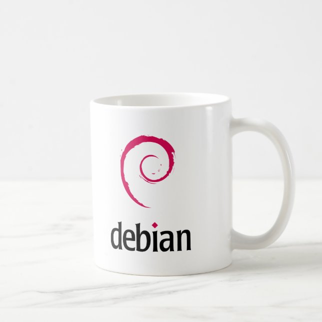 Debian Linux Produkte u. Entwürfe! Tasse (Rechts)