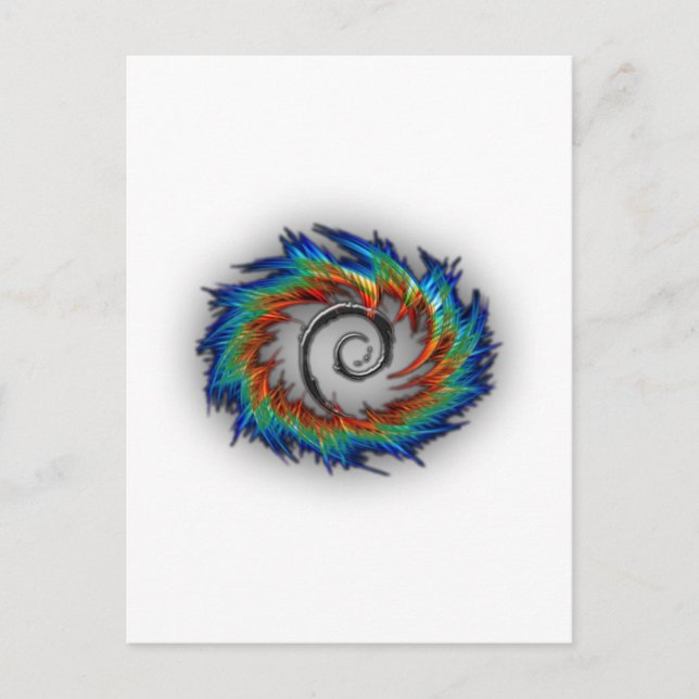 Debian-wirl Postkarte (Vorderseite)