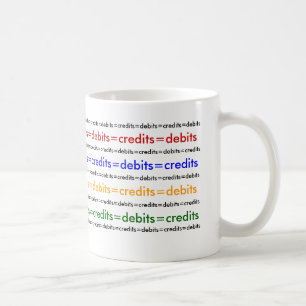 Debits=Credits=Debits=Credits=Debits... Kaffeetasse