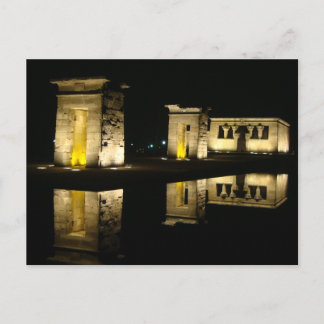 Debod-Tempel, Madrid, Spanien Postkarte