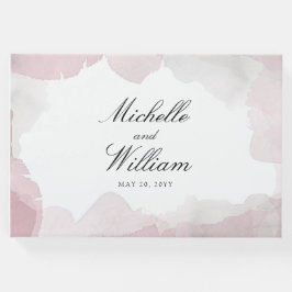 Debonair Blush Pink Hochzeit Gästebuch