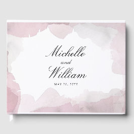 Debonair Blush Pink Hochzeit Gästebuch