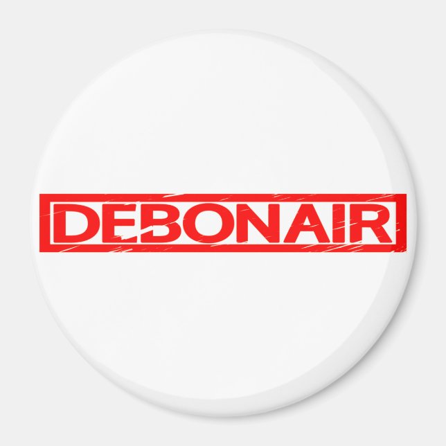 Debonair-Briefmarke Magnet (Vorne)