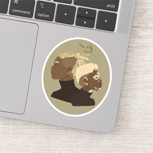 Debonair Duo Aufkleber (Detail)