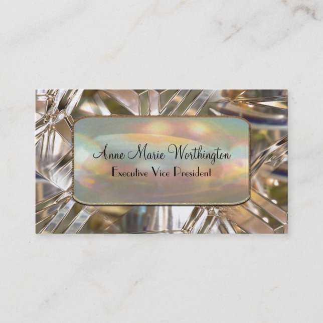 Debonairest Elegant Beruflich  Visitenkarte (Vorderseite)